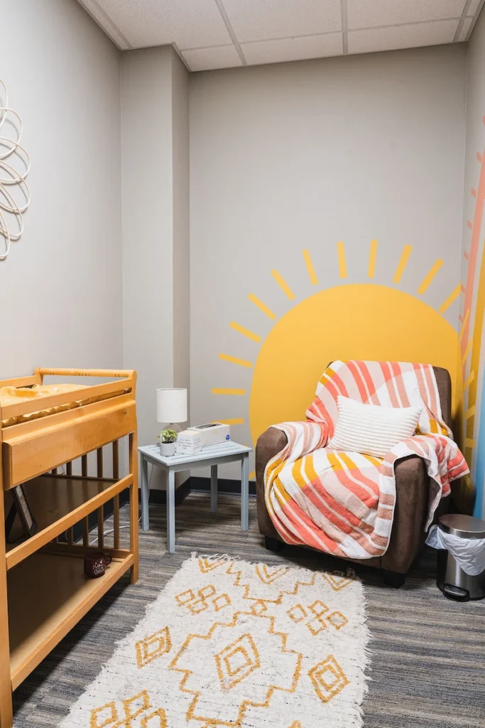 Expecting mother and new born area at Wayson Family Chiropractic